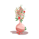pictogramme de fleurs dans un vase