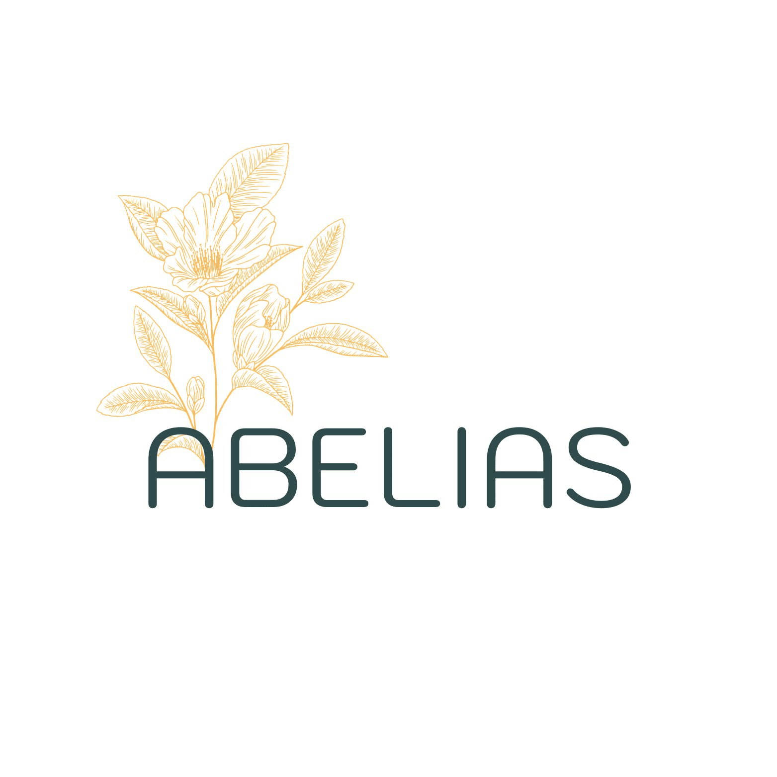 Abelias - Logo blanc