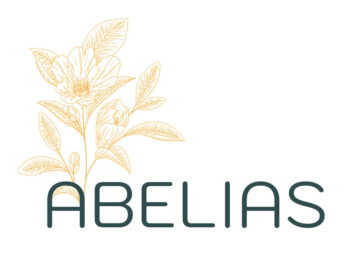 Abelias - Logo blanc